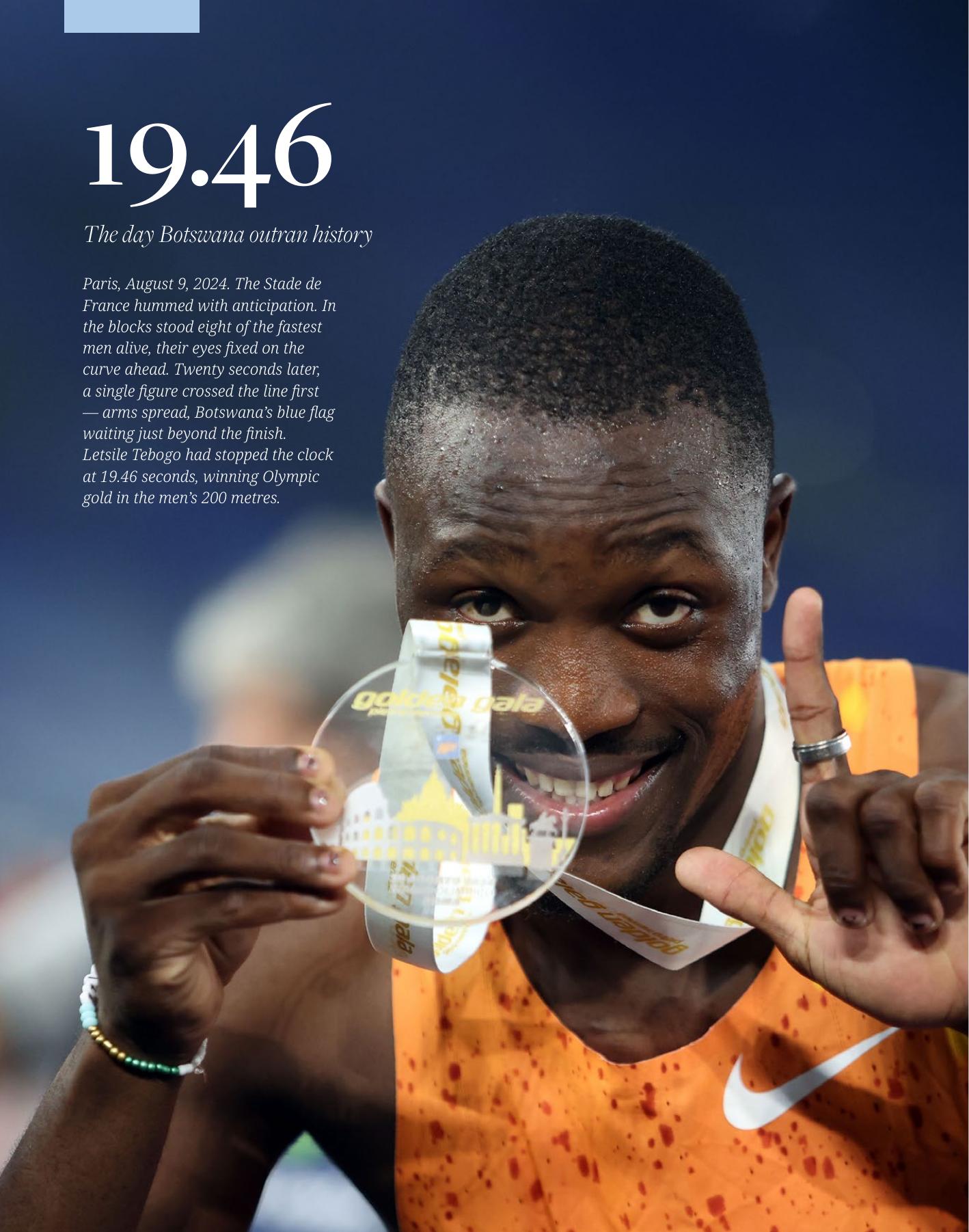 19.46. The day Botswana outran history.