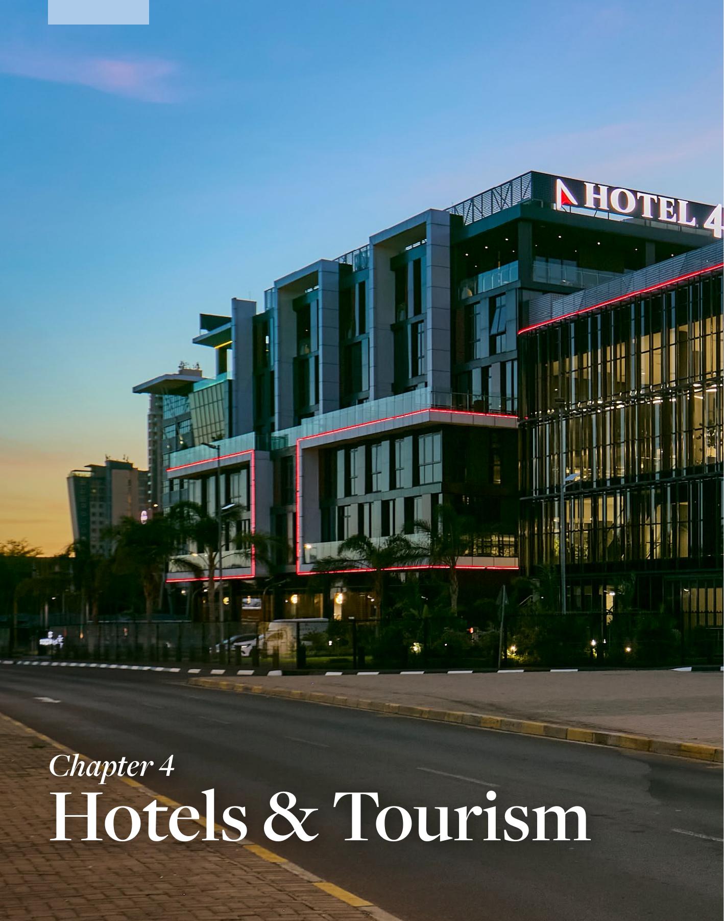 Hotels and tourism, chapter and verse.
